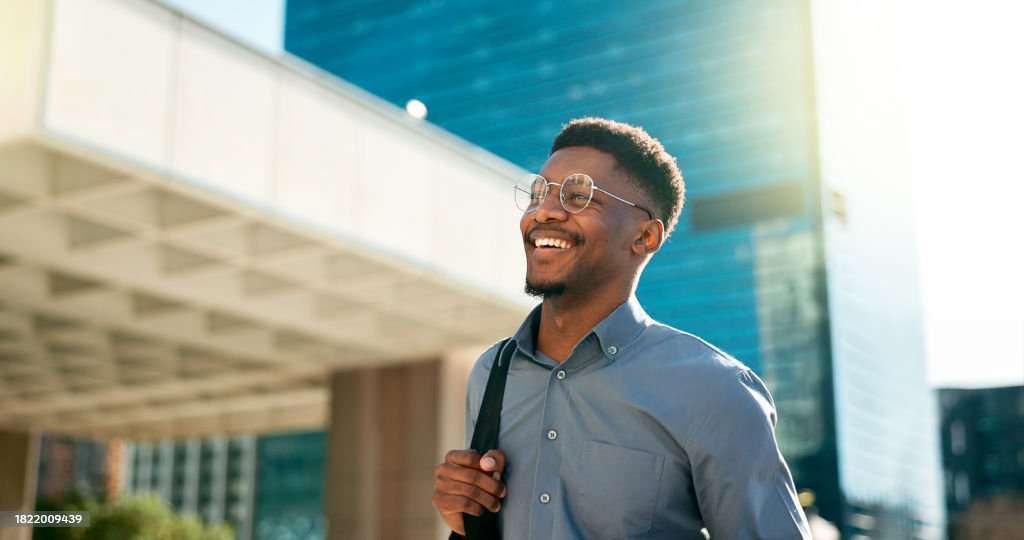 Image of a man listening to music